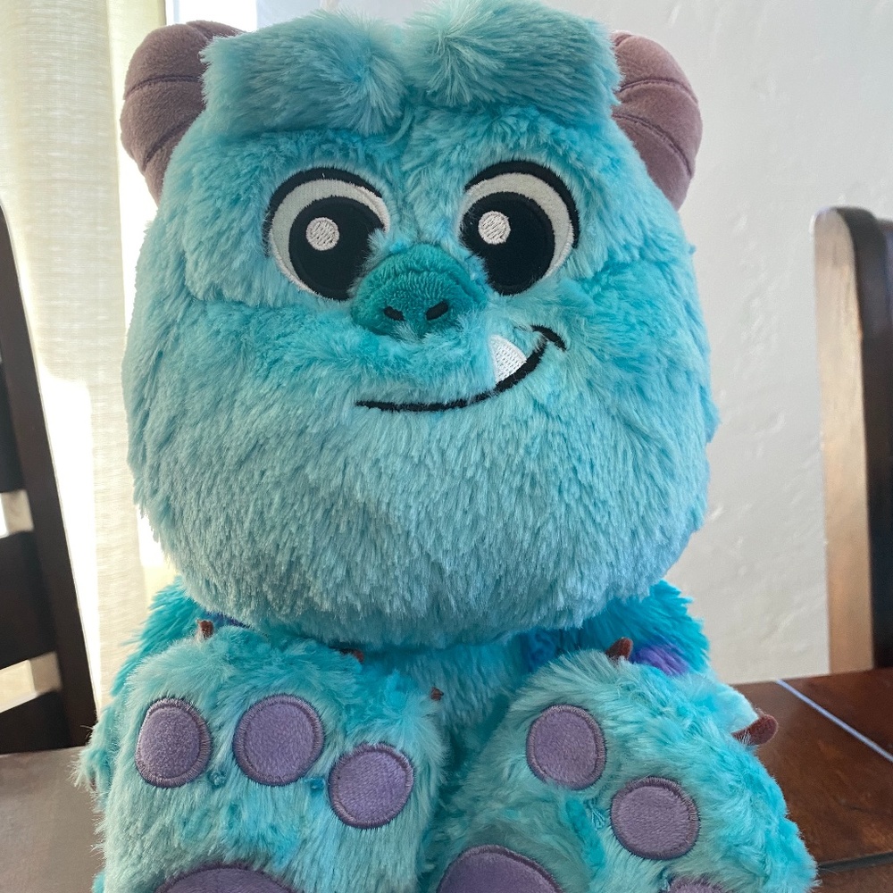 Disney Parks Baby Sulley Plush Monsters Inc 10" Seated Big Feet Collection